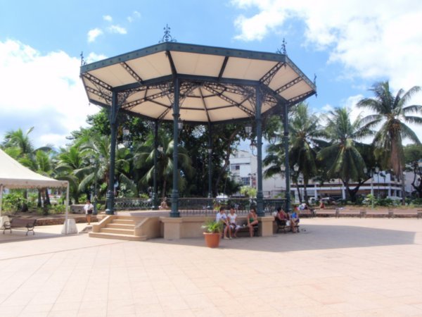 The bandstand in Papeete