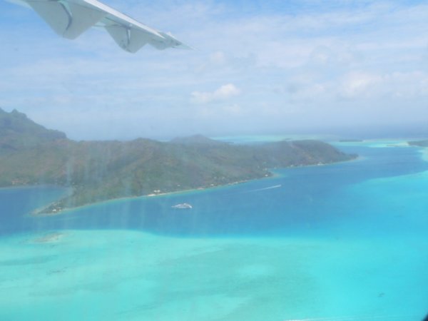 View of Bora from the air