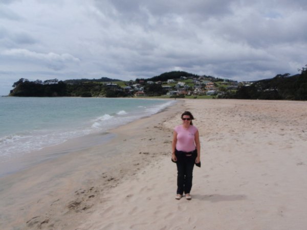 Karen on Lang's Beach