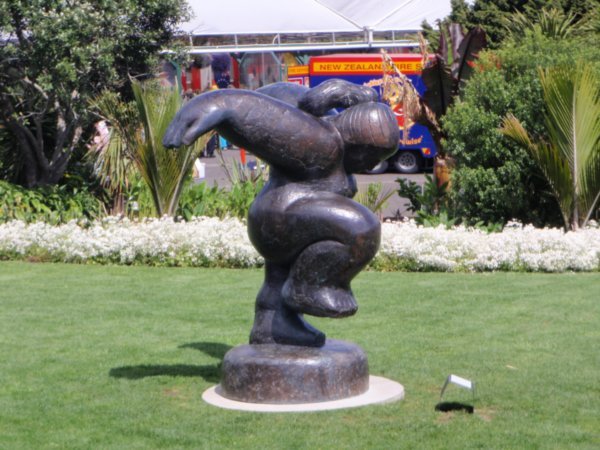A sculpure at the Botanical Gardens
