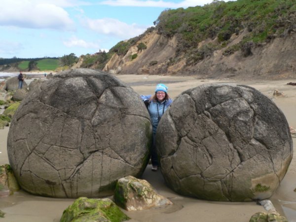 Karen at the boulders