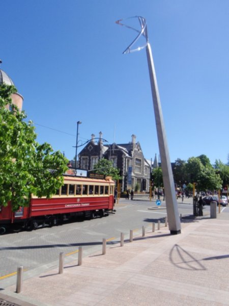 One of the tourist trams