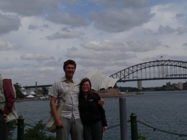 Karen and Matt by the harbour