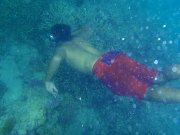 Matt doing some free diving