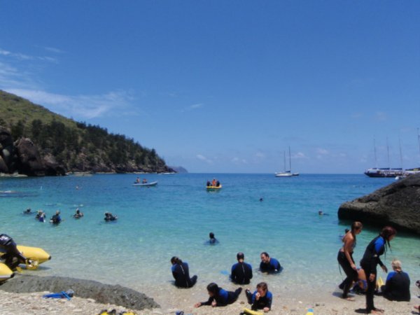 Our first snorkelling stop