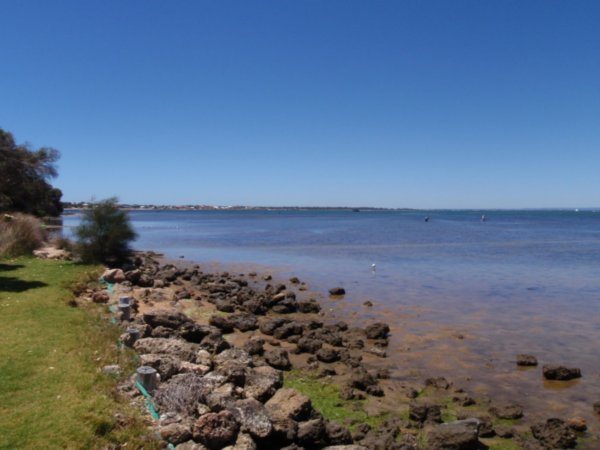 The estuary near the rental property