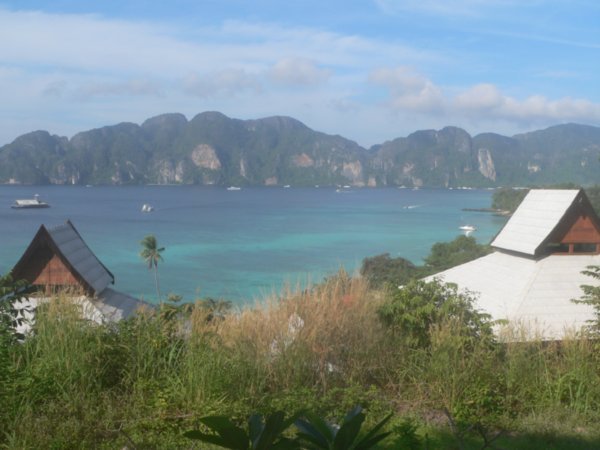 View from outside our room at Phi Phi Hill