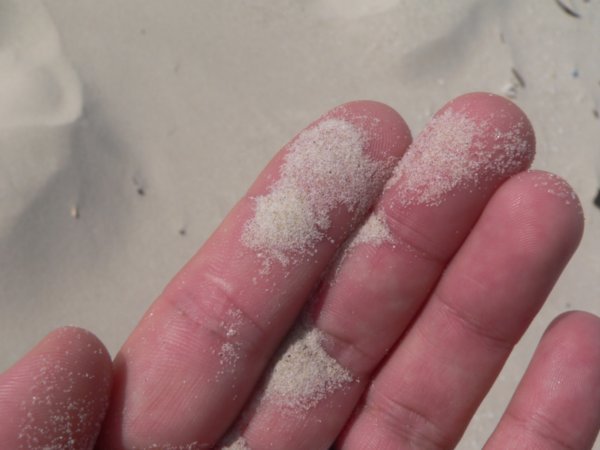 The powder white sand at Sivalai