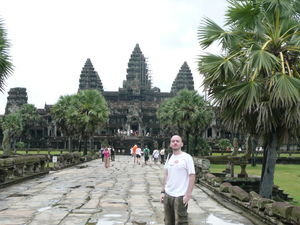 First view of Angkor Wat
