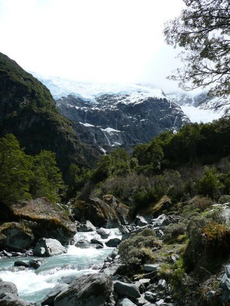 First view of the glacier 