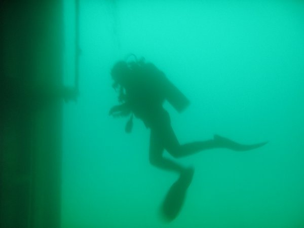 Me diving The Canterbury
