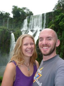 Us at Iguazu Falls 