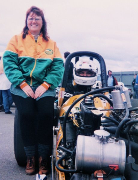 Donna spent time drag racing at Ipswich, Brisbane a few years ago