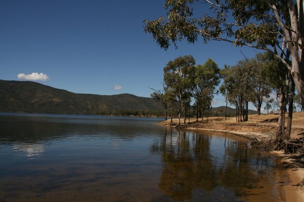 If we had stayed at Eungella Dam at the free campsite this would have been our view