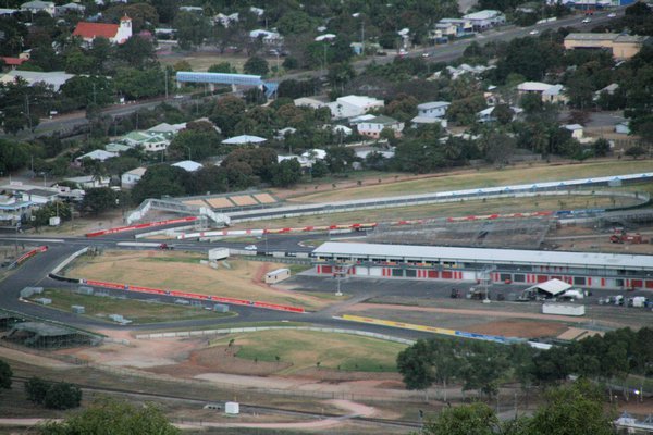 Part of the V8 Supercars course is still visible