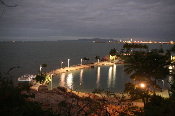 Townsville's Rock Pool by night