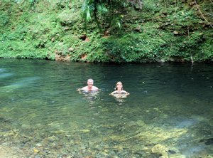 Taking a dip at Emmagen Creek
