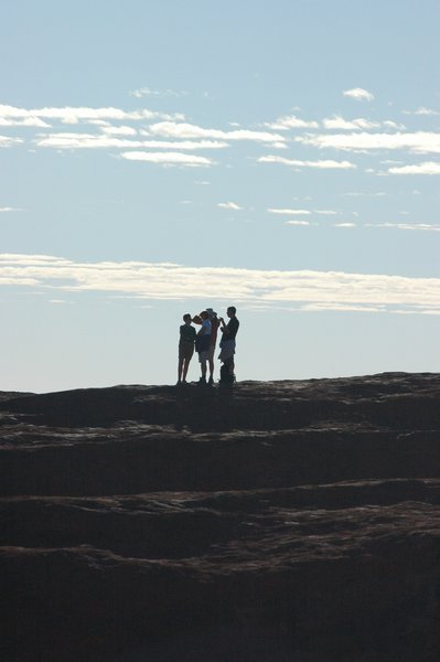 Up in the clouds on Uluru