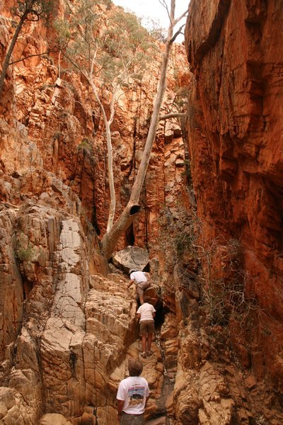 Climbing to the 2nd chasm