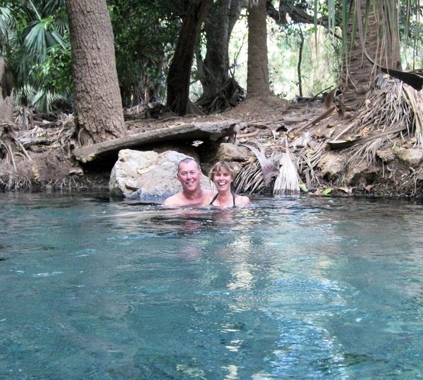 Living it up in the Rainbow Springs thermal pools
