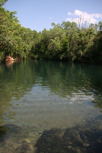 The main pool at Berry Springs