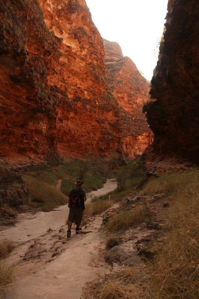 Walking into Cathedral Gorge
