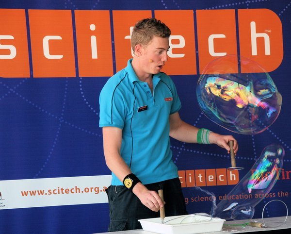 The Scitech demo wasn't just for kids!