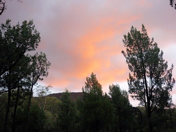 Sunset over the Flinders Ranges