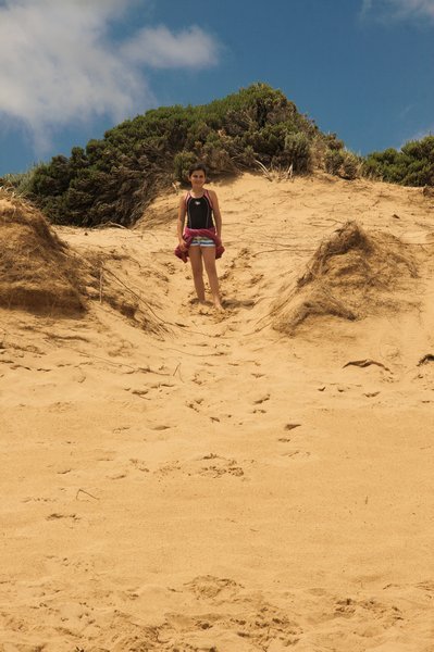 Girl in the dunes