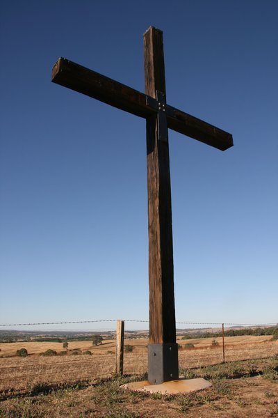 At the top of the Eden Valley scenic lookout