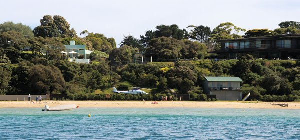 Transport mogul Mr Fox's helicopter & beach home