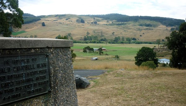 The view from Gunns Plains caves site