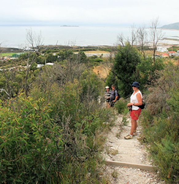 At the start of the walk through the Rocky Cape national park