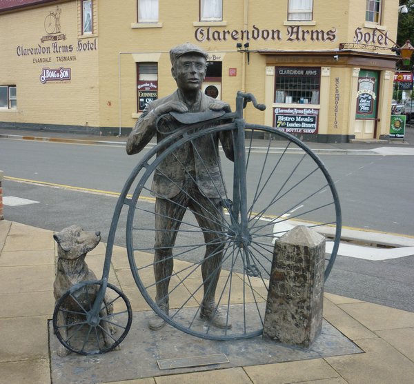 It's all about Penny Farthings in Evandale!