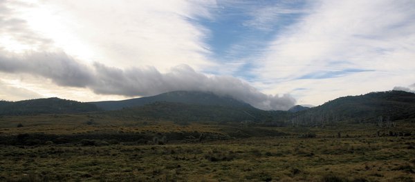 Shrouded in cloud - Smithies Peak
