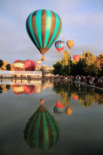 Reflections of balloons