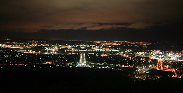 Canberra from Mt Ainslie.