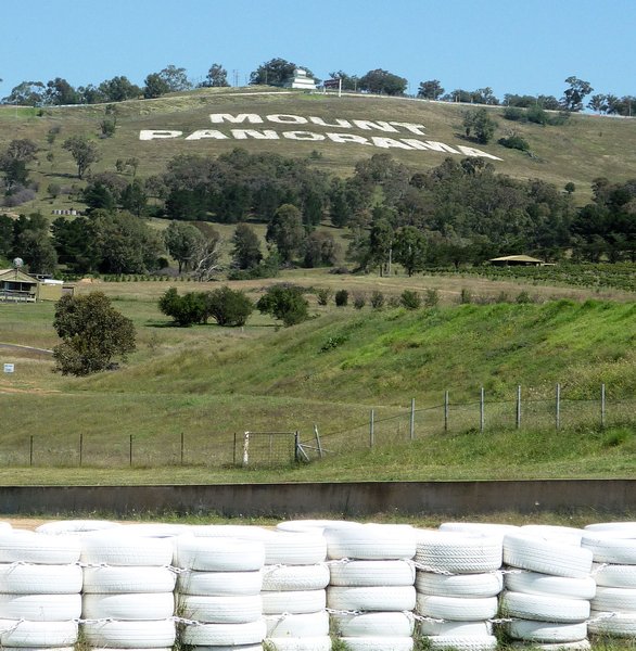 The tyre wall at Mt Panorama