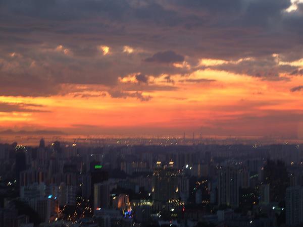Sunset from the 70th Floor