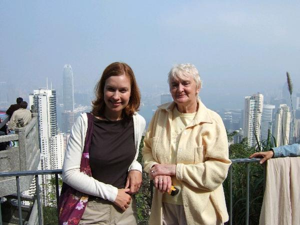 Martine & Hazel @ Victoria Peak, HK