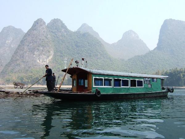 Boat trip, Li River