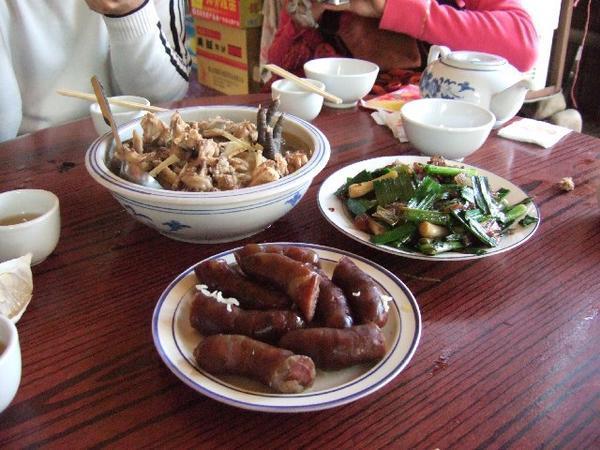 rustic lunch, Li River