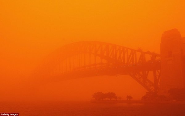 Sydney dust storm 23.9.09