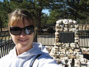 Me at Buffalo Bill's grave