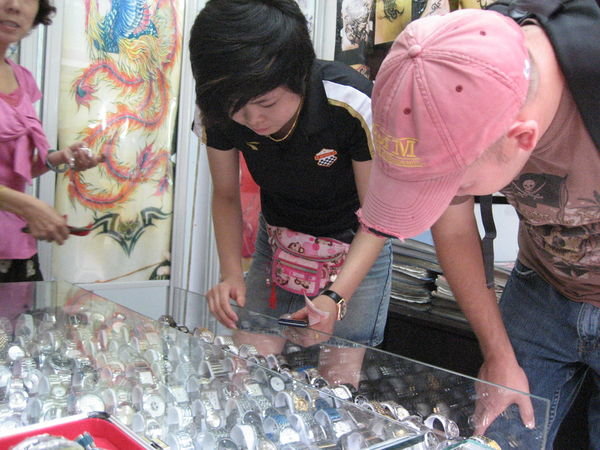 Haggling for watches