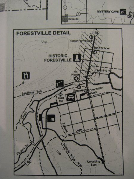 Forestville Map - detail
