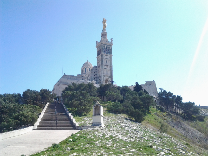 the basilica in Marseille