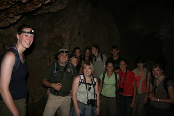 Group in Cave
