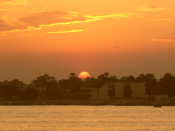 Sunset over Nile - Luxor