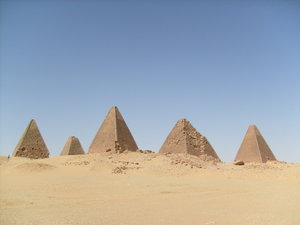 Meroe pyramids Sudan